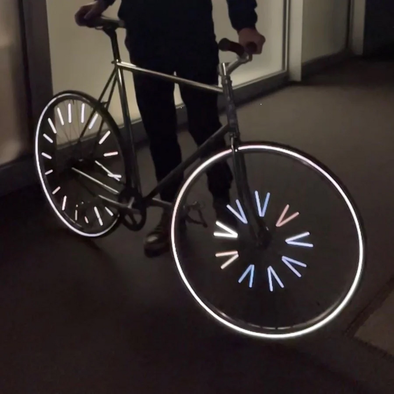 Rainette レフレクター<br><h5>【反射板で夜道を安全に】フランス発 360度明るく光る自転車用リフレクター </h5>